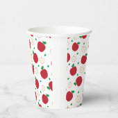 Gobelets En Papier Pommes rouges et pommes à demi (Droite)