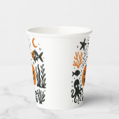 Gobelets En Papier pompage dans l'océan (Gauche)