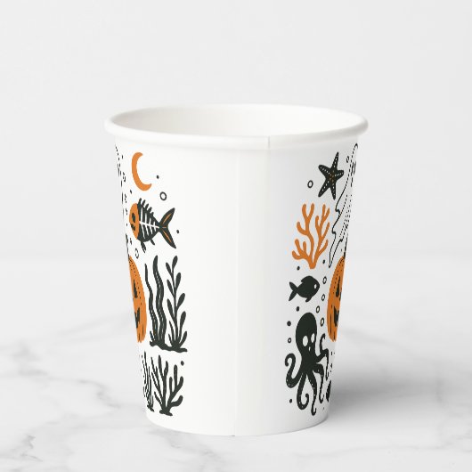 Gobelets En Papier pompage dans l'océan (Droite)