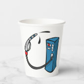 Gobelets En Papier Pompe à gaz (Recto)