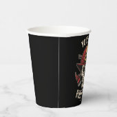 Gobelets En Papier Pompier personnalisé Crâne pompier pompier départe (Droite)