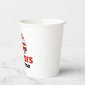 Gobelets En Papier Pompier Pompier Anniversaire (Gauche)