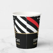 Gobelets En Papier Pompier Pompier Service de retraite pompier (Droite)