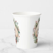 Gobelets En Papier Poodle Noël Wreath Festive Pup (Droite)