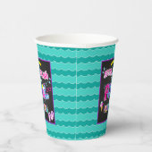 Gobelets En Papier Pool Party Anniversaire Party Papier Coupe - Blk - (Droite)