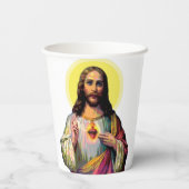 Gobelets En Papier Pop Art Jesus Christus (Verso)