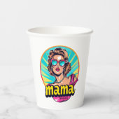 Gobelets En Papier Pop Art Retro Personnalisé (3) (Verso)