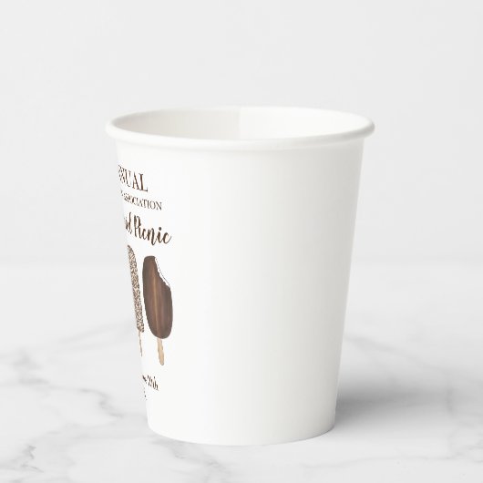 Gobelets En Papier Pop de crème glacée Bars Popsicle Creamsicle Pique (Gauche)