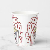 Gobelets En Papier Popcorn coupe de papier (Droite)