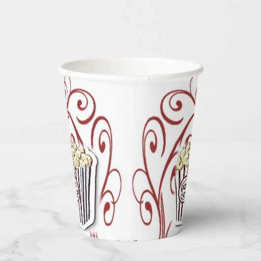 Gobelets En Papier Popcorn coupe de papier (Droite)