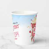 Gobelets En Papier Popcorn Love Funny (Gauche)