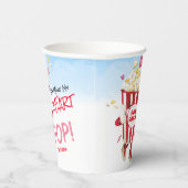 Gobelets En Papier Popcorn Love Funny (Droite)