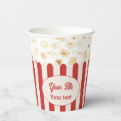 Gobelets En Papier Popcorn Movie Party Anniversaire de fête Thème (Verso)