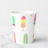 Gobelets En Papier Popsicle de crème glacée (Recto)