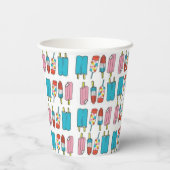 Gobelets En Papier Popsicles de la coupe de papier (Verso)