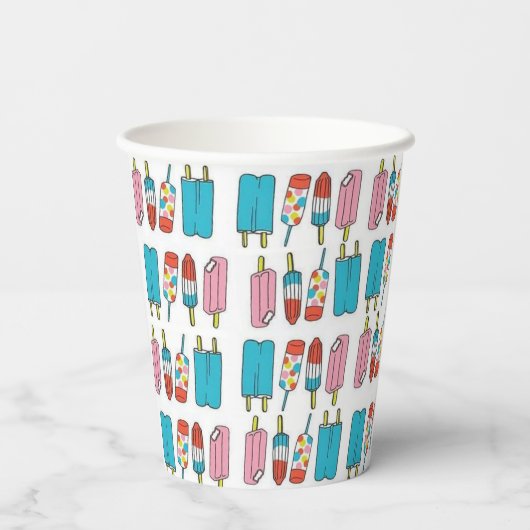Gobelets En Papier Popsicles de la coupe de papier (Verso)