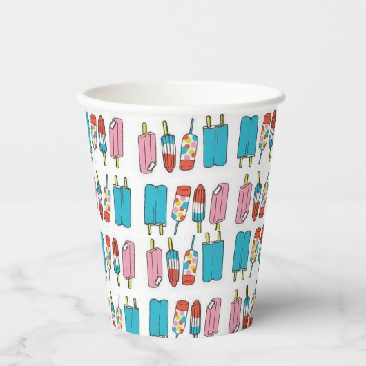 Gobelets En Papier Popsicles de la coupe de papier (Recto)