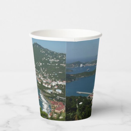 Gobelets En Papier Port à St. Thomas Îles Vierges américaines (Droite)