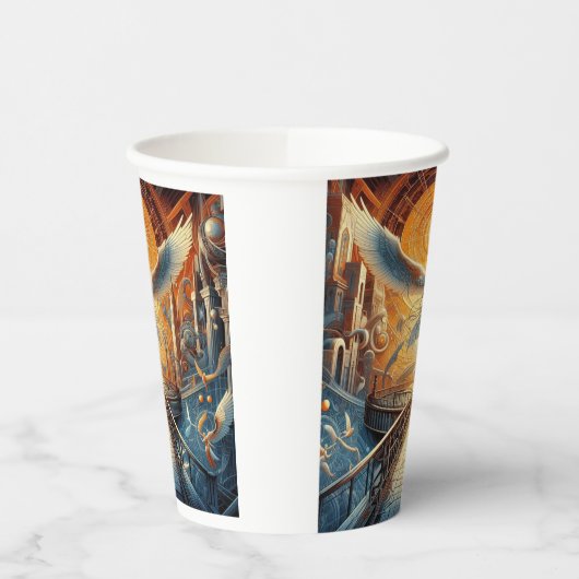 Gobelets En Papier Porte céleste (Gauche)