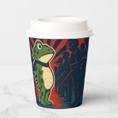 Gobelets En Papier Portland Frog Protest (Verso)