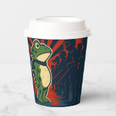 Gobelets En Papier Portland Frog Protest (Recto)