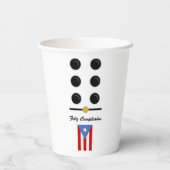 Gobelets En Papier Porto Rico Domino (Verso)