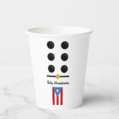 Gobelets En Papier Porto Rico Domino (Recto)
