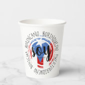 Gobelets En Papier Porto Rico Patriotique De Pura Cep (Recto)