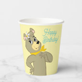 Gobelets En Papier Pose Joueuse de Cindy Bear (Verso)