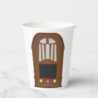 Poste Radio à Lampes Vintage en Bois Antique Stéré