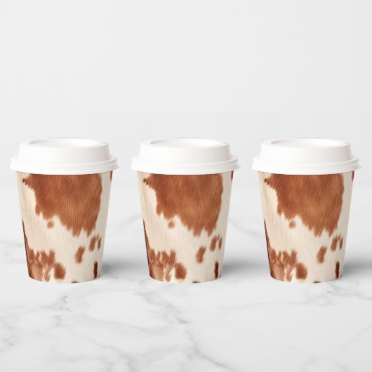 Gobelets En Papier Poster de animal blanc Brown (Multi)