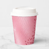 Gobelets En Papier Poster de animal léopard tacheté rose (Gauche)