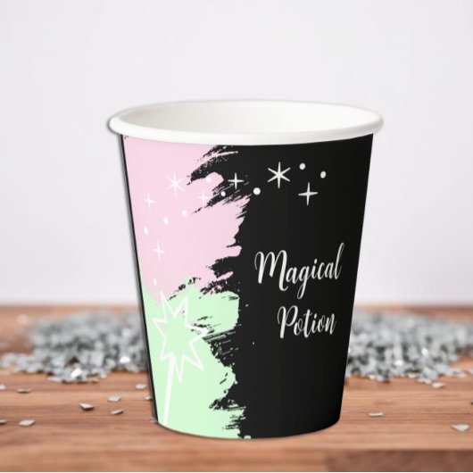 Gobelets En Papier Potion magique d'anniversaire
