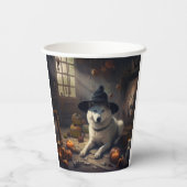 Gobelets En Papier Potirons d'Akita Halloween Épouvantables (Verso)