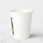 Gobelets En Papier Poupée hantée - Dessin d'Halloween (Gauche)