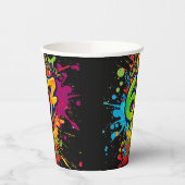 Gobelets en papier pour 7e anniversaire Graffiti S (Gauche)