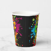 Gobelets en papier pour 7e anniversaire Graffiti S (Droite)