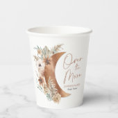 Gobelets en papier pour Baby Shower Boho Over the  (Verso)