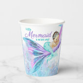 Gobelets en papier pour Baby Shower Sirène (Verso)