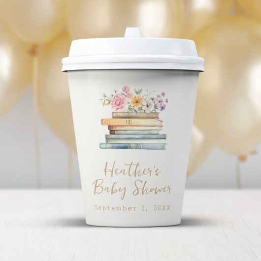 Gobelets en papier pour Baby Shower sur le thème d