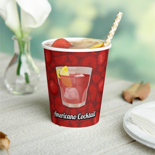 Gobelets en papier pour cocktail Americano (Insitu)