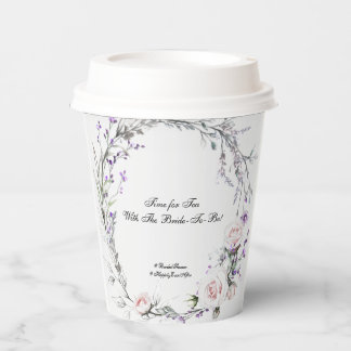 Gobelets en papier pour douche de mariée