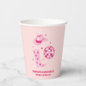 Gobelets en papier pour enterrement de vie de jeun (Verso)