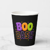 Gobelets en papier pour fête Boo Bash (Recto)