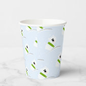 Gobelets en papier pour fête de Noël de bébé ours (Gauche)
