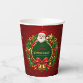 Gobelets en papier pour fête de Noël éditable (Verso)