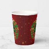 Gobelets en papier pour fête de Noël éditable (Droite)