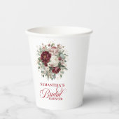Gobelets en papier pour la douche de la mariée Chi (Recto)