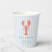 Gobelets en papier pour la fête prénuptiale sur le (Verso)