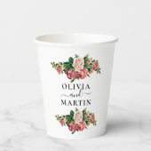 Gobelets en papier pour mariage avec script de bou (Verso)